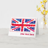 Carte Personnalisable : coeurs Union (Fleur jaune)