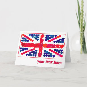 Carte Personnalisable : coeurs Union