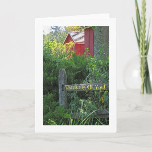 CARTE PERSONNALISABLE/"COMMENT ÊTES-VOUS ? / SHED