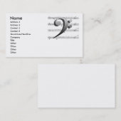 Carte personnalisable de carte de visite de note (Devant / Derrière)