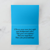 Carte personnalisable de chaton siamois mignon (Intérieur)