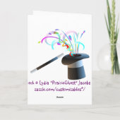 Carte personnalisable de crocodile de bande (Dos)