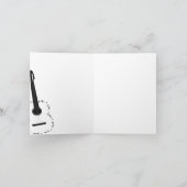 Carte personnalisable de guitare (Intérieur)