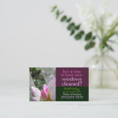 Carte personnalisable de service aux entreprises (Debout devant)