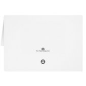 Carte personnalisable de vacances de Bichon Frise (Dos Horizontal)