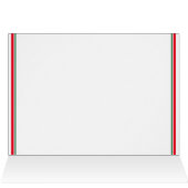 Carte personnalisable de vacances de Bichon Frise (Intérieur Horizontal (Haut))