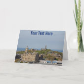 Carte personnalisable d'Édimbourg, Écosse (Devant)