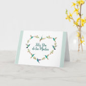 Carte Personnalisable Dia de las Madres (Fleur jaune)