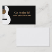 Carte personnalisable d'industrie musicale de (Devant / Derrière)