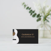 Carte personnalisable d'industrie musicale de (Debout devant)