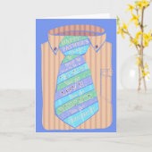 Carte personnalisable du message de Fête des pères (Fleur jaune)