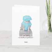 Carte Personnalisable Funny Obtenir Bien (Dos)