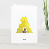Carte Personnalisable : Grand fromage (Dos)