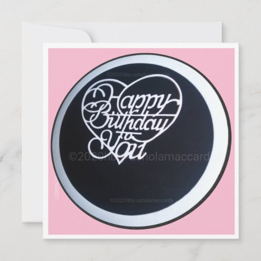 Carte Personnalisable Joyeux Anniversaire pour vous et l (Devant)