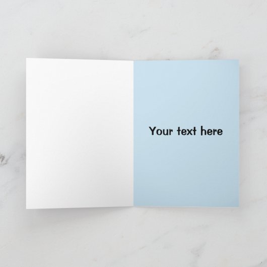 Carte Personnalisable mignon vous me faites un jeu de be (Intérieur)