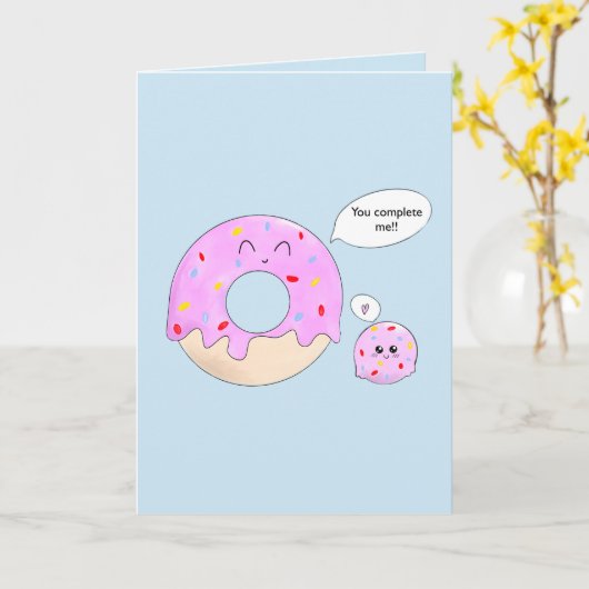 Carte Personnalisable mignon vous me faites un jeu de be (Fleur jaune)