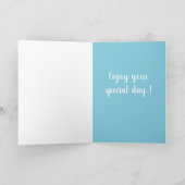 Carte Personnalisable Orca Killer Whale Anniversaire (Intérieur)