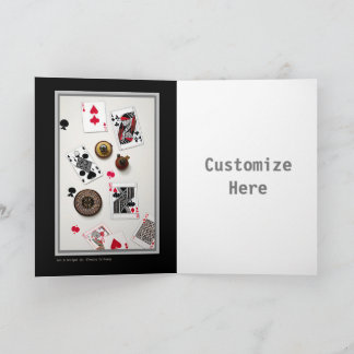 Carte personnalisable Poker Artsy pour joueurs