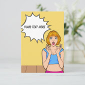 carte personnalisable pour toutes les occasions (Debout devant)