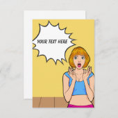 carte personnalisable pour toutes les occasions (Devant / Derrière)