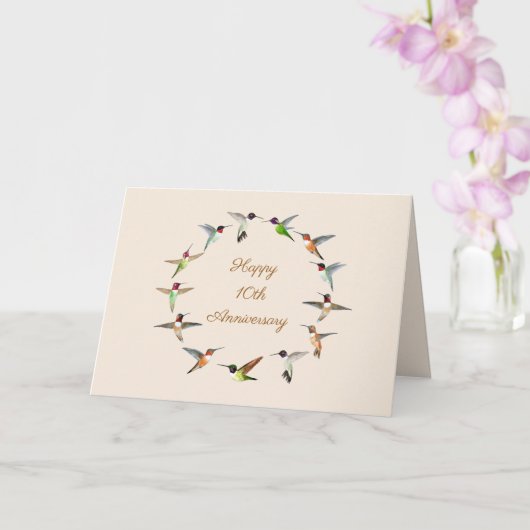 Carte personnalisable pour un joyeux anniversaire (Orchidée)