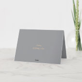 Carte personnalisable pour un seul Rose (Dos)