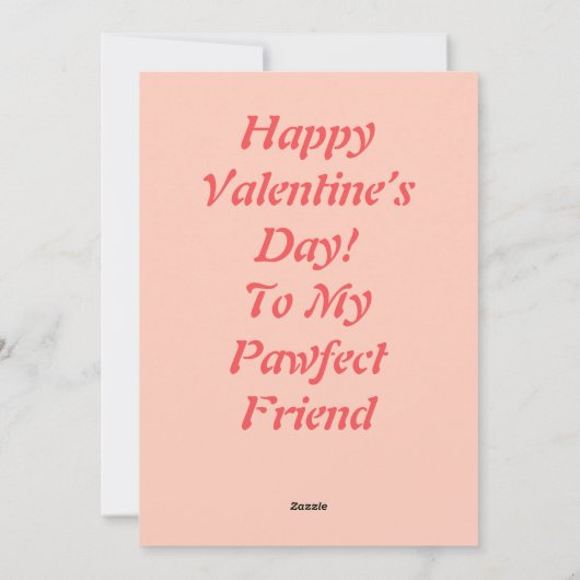 Carte personnalisable rétro de la Saint-Valentin a (Dos)