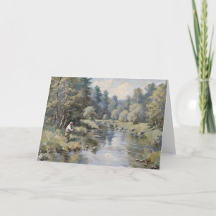 Carte personnalisable sur le thème de la pêche