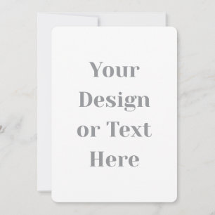Carte Personnalisable Votre Conception ou Texte Ici Pers