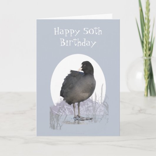 Carte Personnalisé 50e anniversaire "Old Coot" Amusant H (Devant)