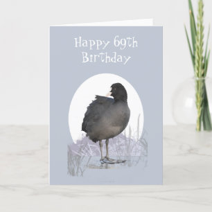 Carte Personnalisé 69e anniversaire "Old Coot" Amusant H