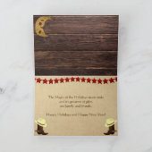 Carte Personnalisé - Campagne Noël KuneKune Ferme de coc (Intérieur)