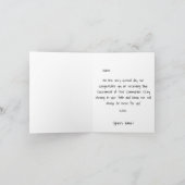 Carte Personnalisé Chic Première Sainte Communion-Fille  (Intérieur)