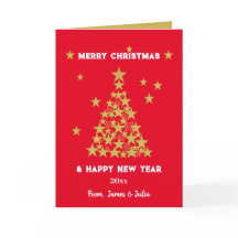 Personnalisé Chic Rouge & Or Parties scintillant É