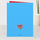 Carte Personnalisé Chien, Chat, Animal Photo Fête des pè (Dos)