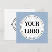 Carte Personnalisé, élégant, moderne et minimal (Devant / Derrière)