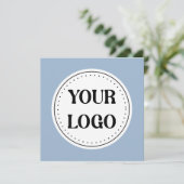 Carte Personnalisé, élégant, moderne et minimal (Debout devant)