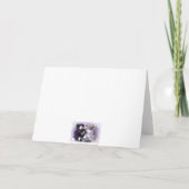 Carte Personnalisé épousant le bouquet de l'ours - (Dos)