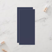 Carte Personnalisé gris foncé (Devant/Arrière en situation)