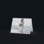 Carte Personnalisé Joyeux Anniversaire Femme photo<br><div class="desc">Personnalisé Joyeux Anniversaire Photo colorée</div>