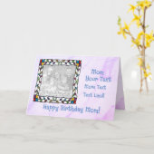 Carte Personnalisé Joyeux Anniversaire maman (Fleur jaune)