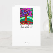 Carte Personnalisé Joyeux Anniversaire maman (Dos)