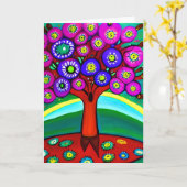 Carte Personnalisé Joyeux Anniversaire maman (Fleur jaune)