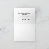 Carte Personnalisé Joyeux Anniversaire Photo Nom Citatio (Intérieur)