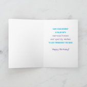 Carte Personnalisé Nom 5Anniversaire Sparkday Look Merma (Intérieur)