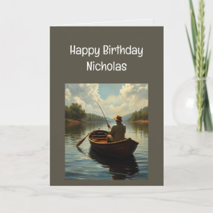 Carte Personnalisé Nom Amusant Anniversaire Souhaits Hom