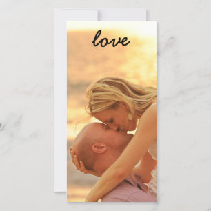 Carte Personnalisé Personnalisé Votre Propre Photo & Tex