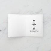 Carte Personnalisé Propre et Sobre vert et or NA (Intérieur)