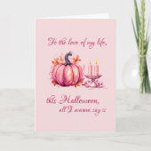 Carte Personnalisé Romantique Victorien Funky Surprise H (Devant)