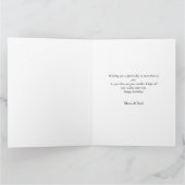 Carte Personnalisé Simple Anniversaire Stylé Fun Photo C (Intérieur)